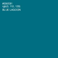 #006E81 - Blue Lagoon Color Image